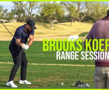 Range Session - Brooks Koepka Swing & Slow Motion (Wedge to Driver) 2021