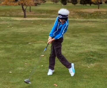 What a 12 Yr old Does to Prepare for Golf Season.