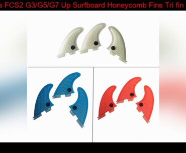 Surf Fins FCS2 G3/G5/G7 Up Surfboard Honeycomb Fins Tri fin set fcs fin Fibreglass
