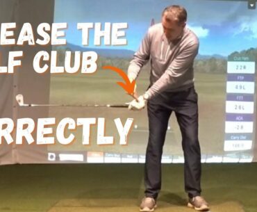 How to Release the golf club Correctly for Straighter golf shots