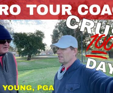 18 HOLES AND 3 HOUR LESSON W/ FMR EUROPEAN TOUR PLAYER | BE BETTER GOLF CRUSH 100 DAY 2