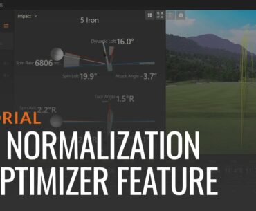 How to use the TPS normalization & optimizer feature - TrackMan