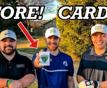 GOLF'S BEST CARD GAME! | Fore! Cards Competition | Playoff Hole