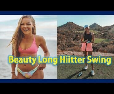 2020 Rookie Beauty Long Hiitter "Claire Hogle" Beautiful Golf Swing & Slow Motion