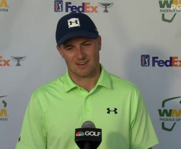 Jordan Spieth Saturday Flash Interview 2021 Waste Management Phoenix Open - Round 3