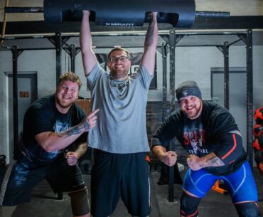 STRONGMAN PRESSING WORKOUT WITH THE STOLTMAN BROTHERS | A Day in the Life