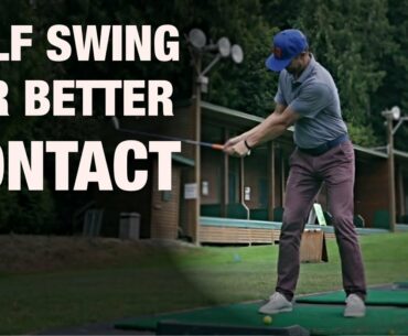 Half Swing For Better Contact