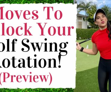 Improve Your Golf Swing Rotation With These Moves! - Golf Fitness Tips #shorts