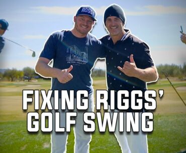 George Gankas Fixes Riggs' Swing - Full Lesson With George Gankas