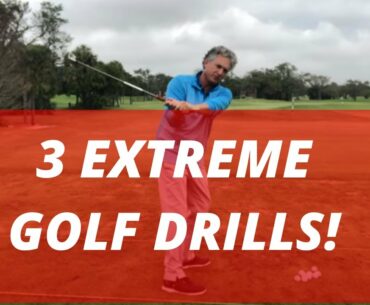 3 Extreme Golf Drills! Go To The Extreme to Improve Your Game! PGA Golf Professional Jess Frank
