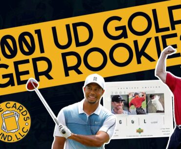 Opening a 2001 Upper Deck Golf Hobby Box | Hunting for Tiger Woods Rookie Cards