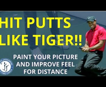 Visualise Putts LIKE TIGER WOODS -    JJ Putting : YouTube's most comprehensive putting channel