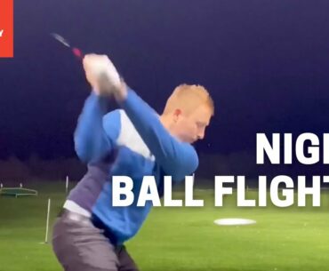 Pro golfer’s night ball flights #shorts