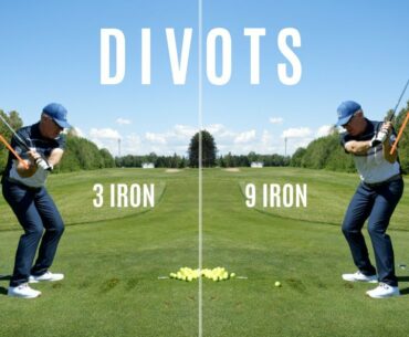 DIVOT LENGTH AND DEPTH DIFFERENCE BETWEEN 3 AND 9 IRON-GOLF WRX