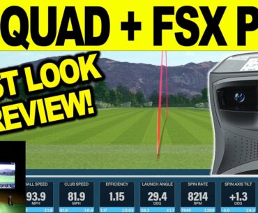 GCQUAD + FSX PRO - First Look & FULL Review (NEW Foresight Sports Software)