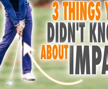 3 THINGS YOU DIDN'T KNOW ABOUT IMPACT