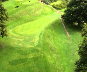 Brancepeth Castle Golf Course Flyover - Hole 9
