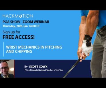 Lead wrist mechanics in pitching and chipping - Scott Cowx