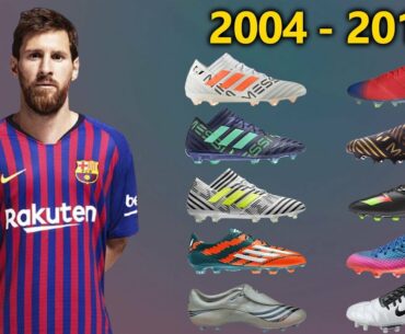 LIONEL MESSI - New Soccer Cleats & All Football Boots Ever 2004-2019