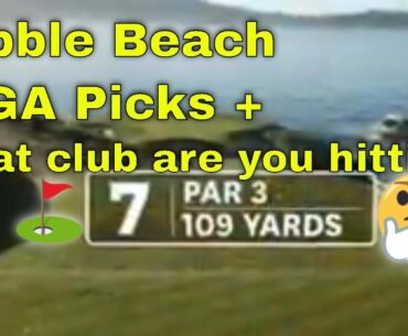 PGA GOLF PICKS, DRAFTKINGS FANDUEL SLEEPERS AT PEBBLE BEACH