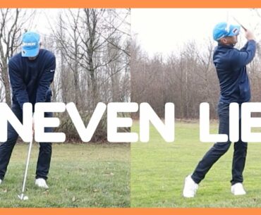 How to hit from uneven lies.