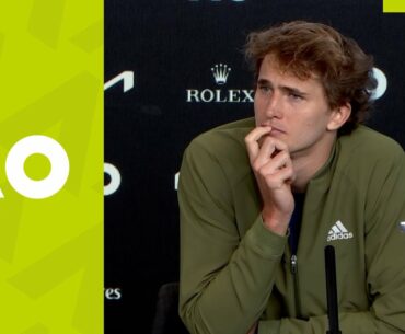 Alexander Zverev: "It wasn't easy" press conference (1R) | Australian Open 2021