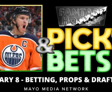 NHL Bets Monday 2/8/21 | NHL DFS Picks | NHL Props | 2021 Fantasy Hockey News