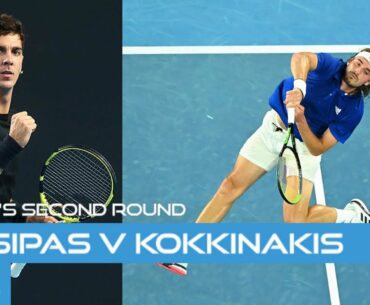 Stefanos Tsitsipas vs Thanasi Kokkinakis Match Live (2R) | Australian Open 2021