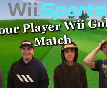 DOWN TO THE FINAL HOLE!! | Wii Golf Four Player Match