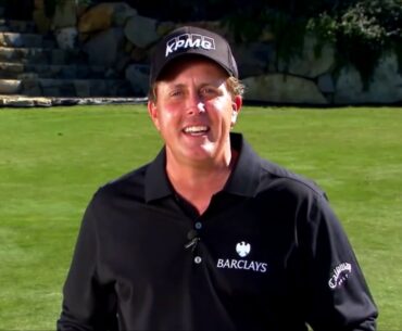 Phil Mickelson Backwards Shot Compilation