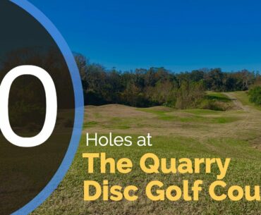 The New Quarry Disc Golf Course in Florida - Full walkthrough and round played by a beginner!