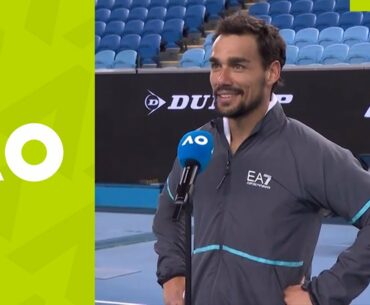 Fabio Fognini: "For sure Alex is gonna be on top." (3R) on-court interview | Australian Open 2021