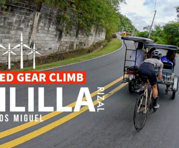 FIXED GEAR CLIMB | 51:16 Ratio VS Tricycle / Scenic Pililla Climb / NBPS Entertainment / Carlos