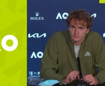 Alexander Zverev: "He's a very tricky opponent" (2R) press conference | Australian Open 2021