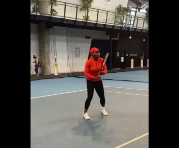 Serena Williams Warm up Routine Aus Open 2021 - WTA Tennis