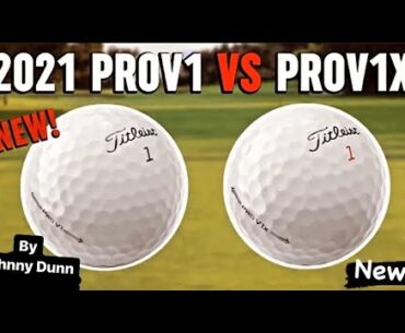 Titleist 2021 Prov1 vs Prov1x golf ball review!!!