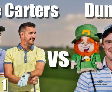 EPIC 2 vs 1 - The Carters vs Paul Dunne | Golf Matchplay