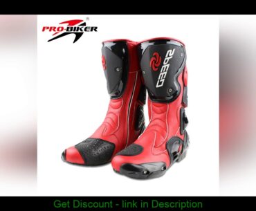 Best Deal Motorcycle Boots Motocross Racing Speed Motorbike shoes Moto Boot Motorcycles Boots Men d
