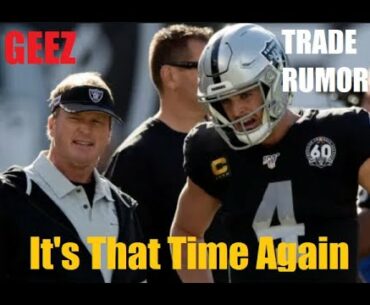 DEREK CARR TRADE RUMORS ARE STUPID HERE'S WHY...