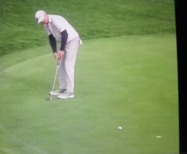 Watch: Co-leader Nate Lashley Four Putts 16th Hole to Fall out of AT&T Contention