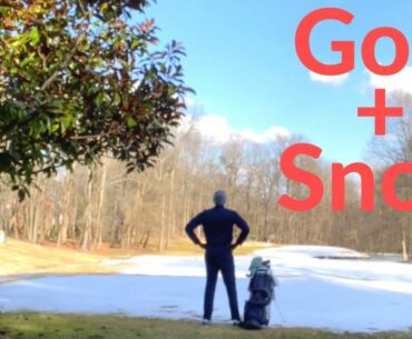 Only a golfer will understand | Golf Comedy Due to Snow Storm