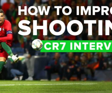 CR7 EXPLAINS HIS SHOOTING TECHNIQUE | Cristiano Ronaldo tips