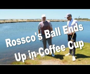 Rossco's Ball Ends Up in a Coffee Cup in a Red Penalty Area - Golf Rules Explained