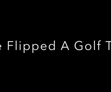 WE FLIPPED A GOLF TEE!! | Ault Bros