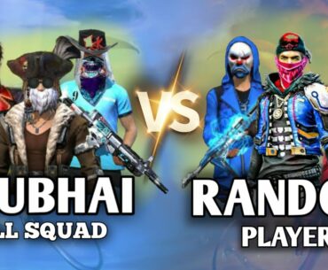 Ajjubhai with Friend Vs Random Players 4 vs 4 Clash Squad Match