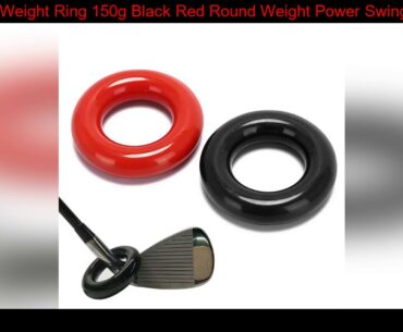 2PC Golf Weight Ring 150g Black Red Round Weight Power Swing Ring for Golf Clubs Warm up Aid For Tr