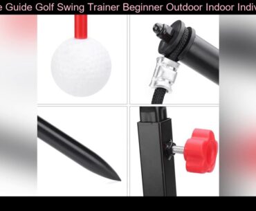 Practice Guide Golf Swing Trainer Beginner Outdoor Indoor Individual Golf Swing Training Aids Equip