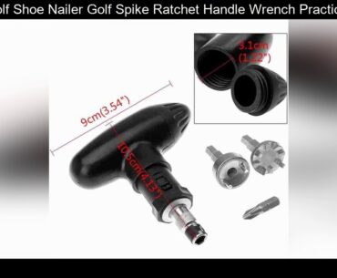 1Pcs Golf Shoe Nailer Golf Spike Ratchet Handle Wrench Practical Cleats adjustable Shoe Club ratche