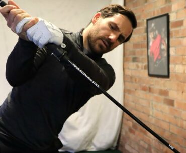 TOUR ROTATION STICK GOLF | BUILDING ROTATION AND SWING SPEED