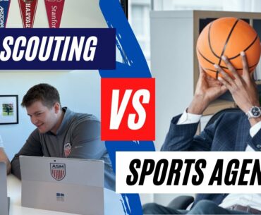 What is the difference between a sports scout vs sports agent?